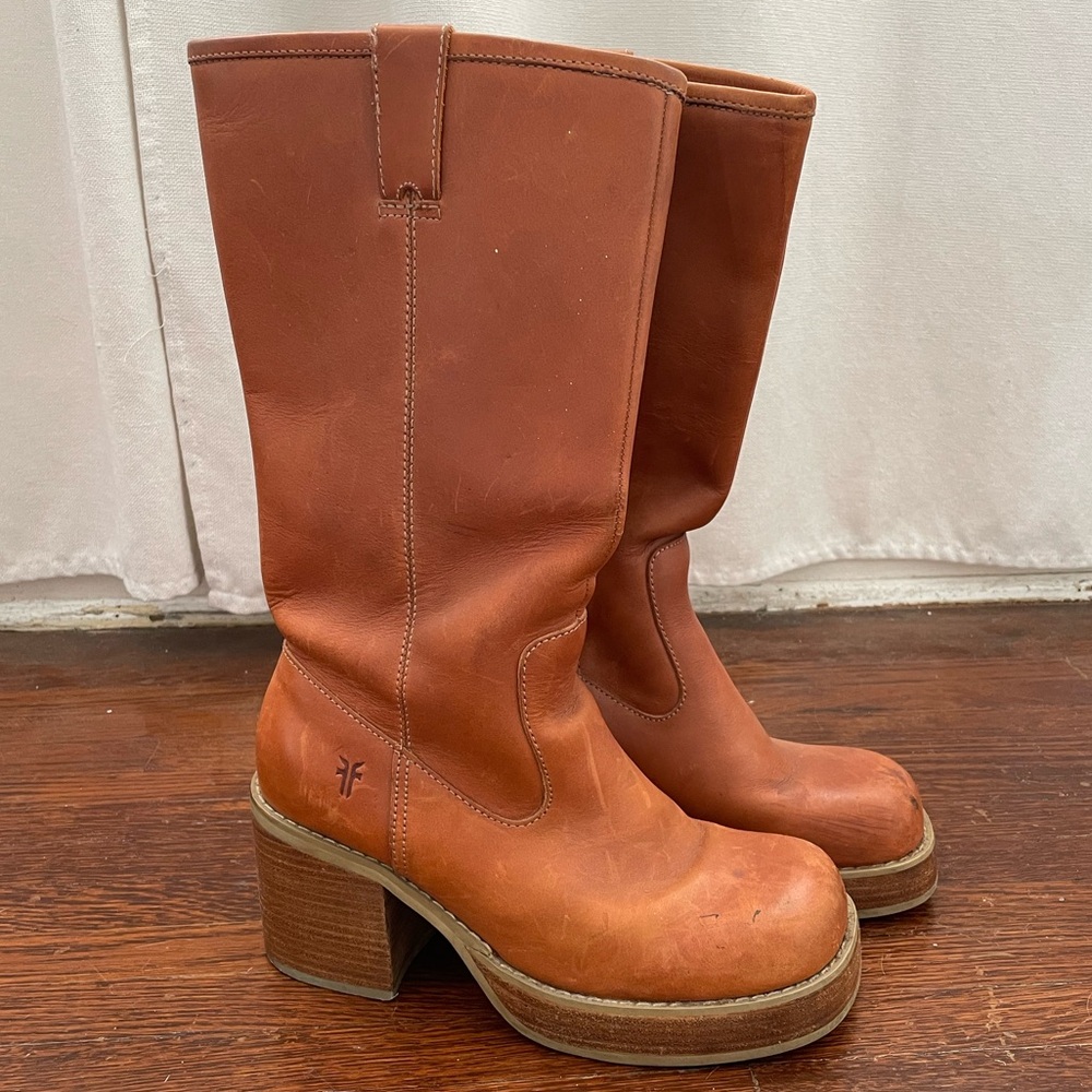 Frye Dorian Boot Size 8.5 Black Label
